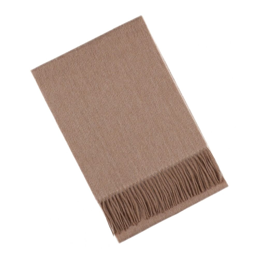 Enfärgad beige kashmirhalsduk för dam Paris (6)