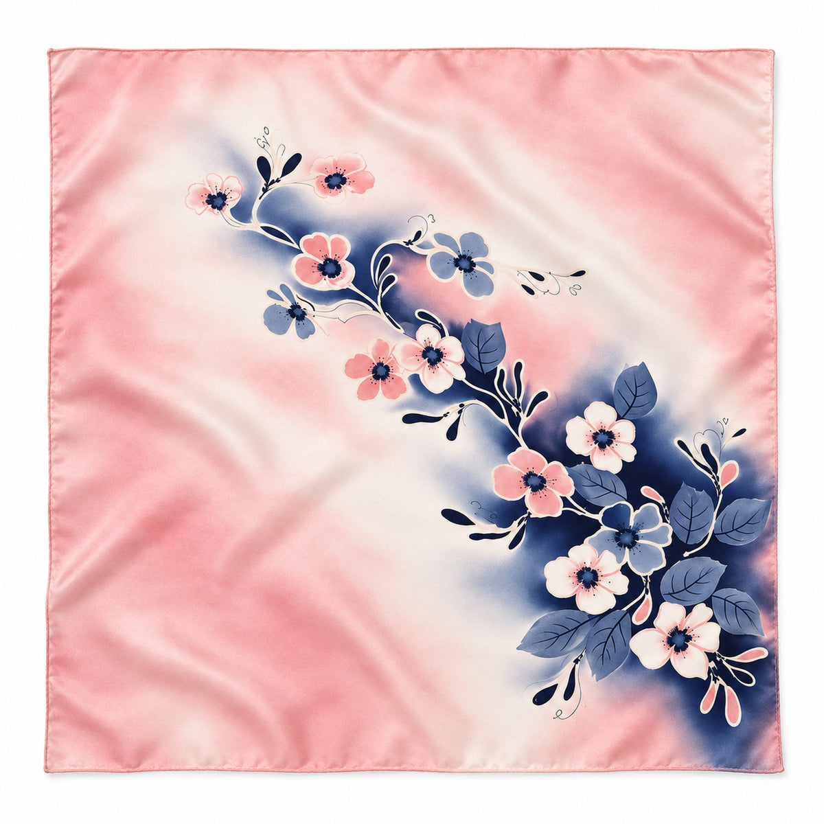 Rosa sidenscarf 90x90 (test)